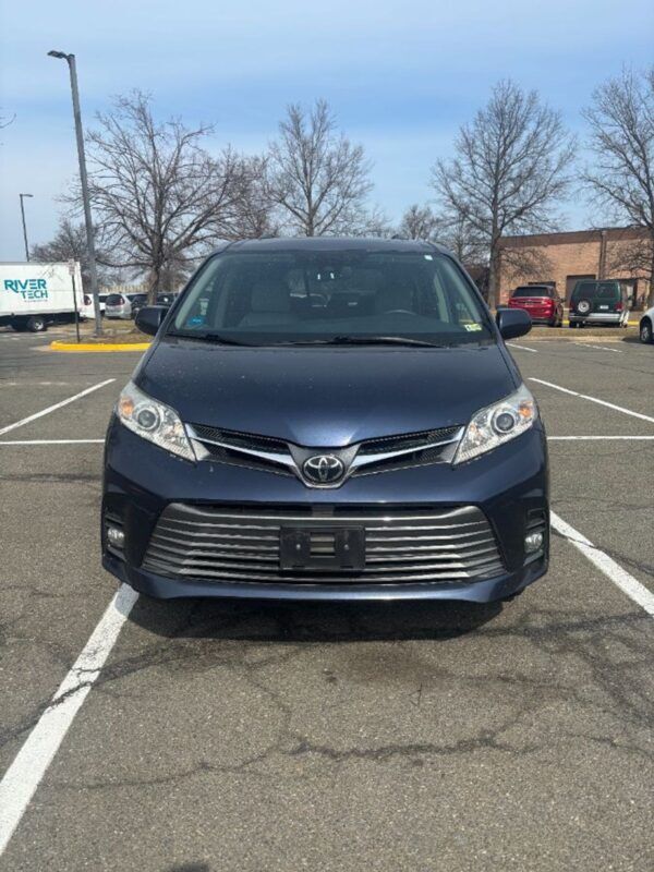Blue Toyota Sienna with Vantage Mobility Side Entry Manual In Floor conversion