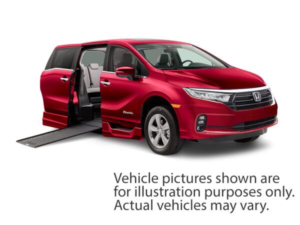 Honda Odyssey with BraunAbility Side Entry Automatic In Floor conversion
