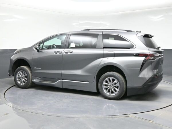 Grey Toyota Sienna with BraunAbility Side Entry Automatic Fold Out conversion