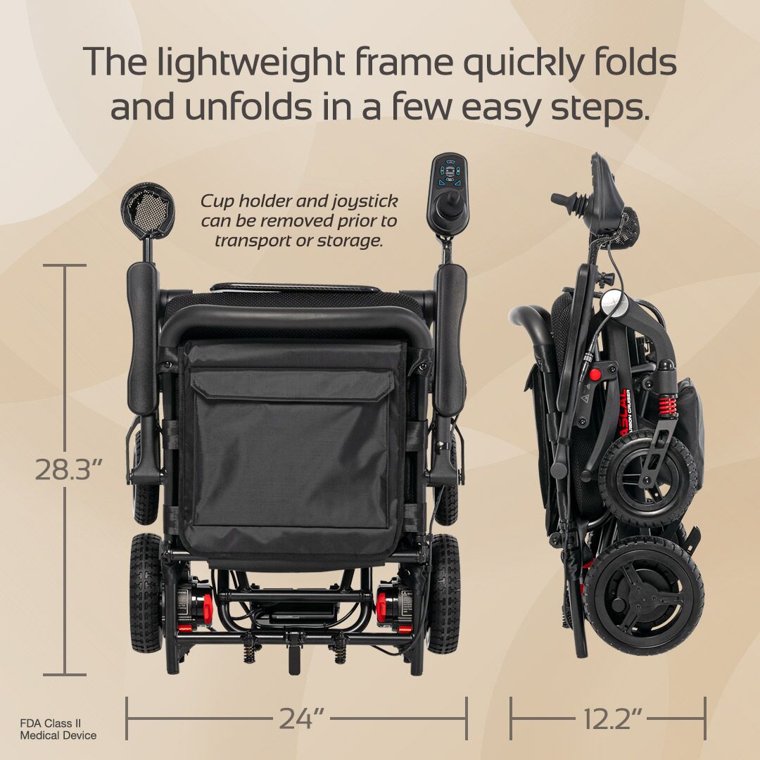 Carbon Cruiser Folding Power Wheelchair - MobilityWorks Shop
