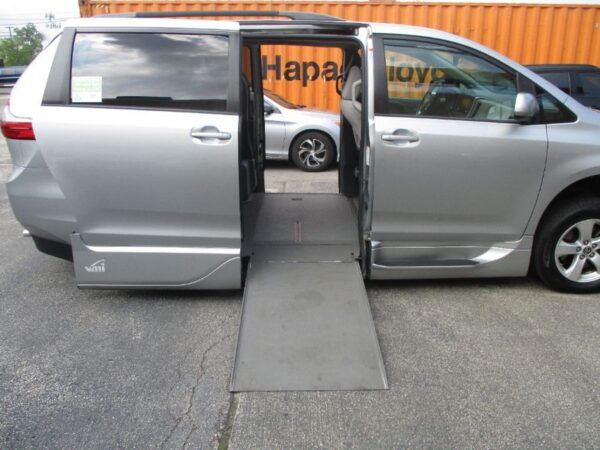 Silver Toyota Sienna with Vantage Mobility Side Entry Automatic In Floor conversion