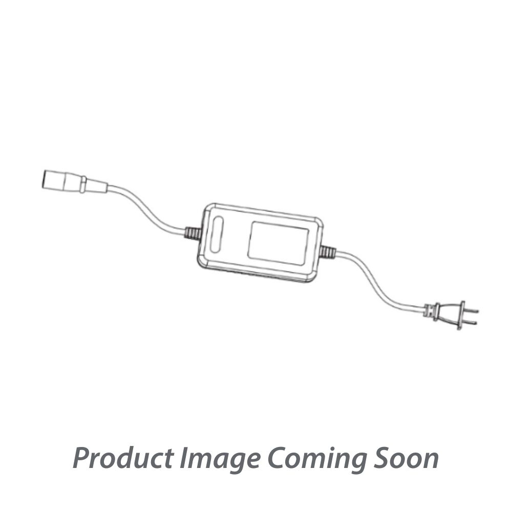 Line drawing of the Battery Charger for Golden Tech Ally with a power cord and plug, and the text "Product Image Coming Soon" below the illustration.