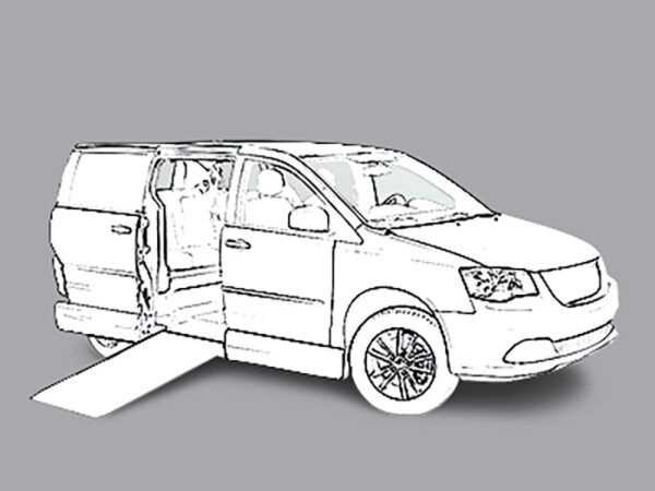 Dodge Grand Caravan with Other Side Entry Automatic Fold Out conversion