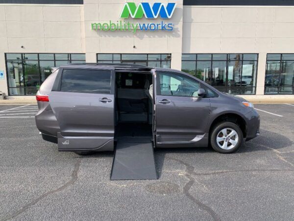 Grey Toyota Sienna with Vantage Mobility Side Entry Automatic In Floor conversion