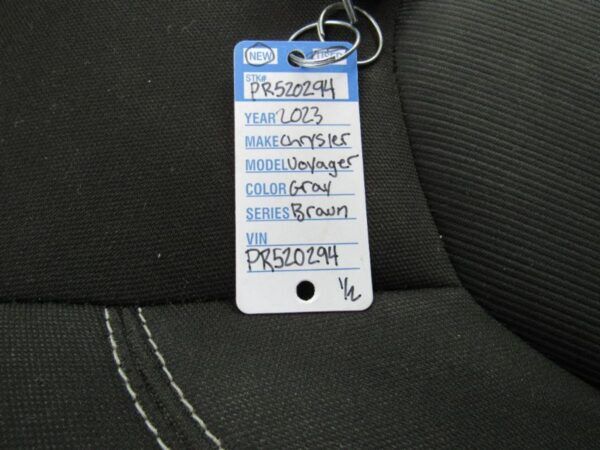 Grey Chrysler Voyager with BraunAbility Side Entry Automatic Fold Out conversion