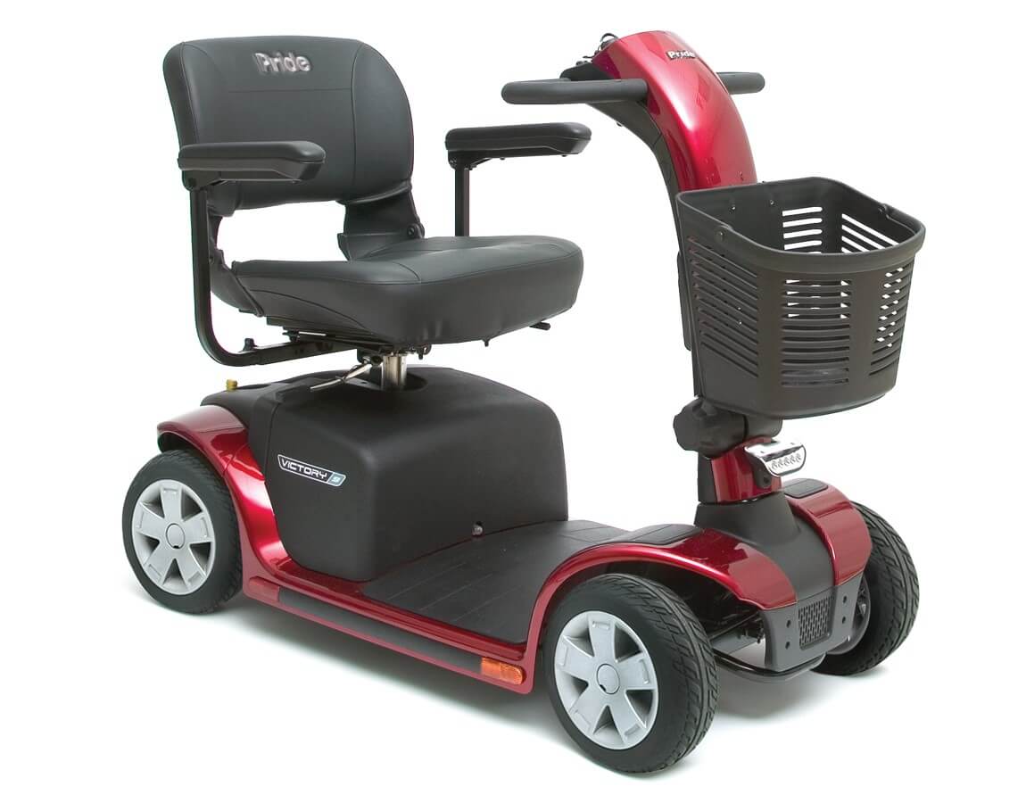 Red Victory 9 4 wheel scooter