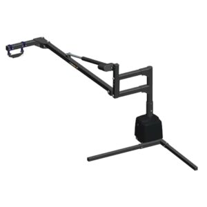 The Harmar 150 Speed Crew Cab Lift (AL815CC) offers an adjustable boom arm with an extendable design, securely holding or maneuvering equipment effortlessly.
